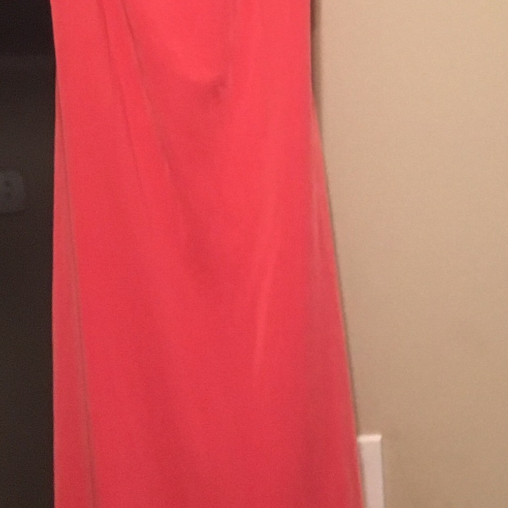 New pink colored maxi colored long maxi dress